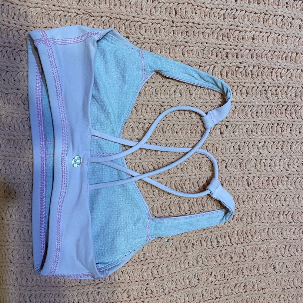 Pink lululemon bra